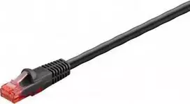 Goobay CAT6 U/UTP lauko tinklo kabelis 40m Juodas (Black) / 55436