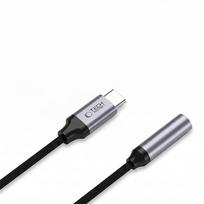 3.5mm adapter usb 3.0 - Tech-Protect Ultraboost Adapteris USB-C į Mini Jack 3.5mm DAC, Tamsiai pilkas (Dark Gray) - 4 nuotrauka