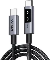 UGREEN Uno USB-C į USB-C kabelis, 2m, Juodas (Black)