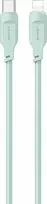 USAMS USB-C į Lightning kabelis 20W 1.2m PD Fast Charging Lithe Series Žalias (Green) SJ566USB04 (US-SJ566)