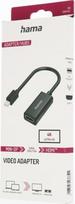 adapteris hdmi to displayport - Adapteris Hama Mini DisplayPort - HDMI Mini DisplayPort male, HDMI female, 0.25 m, juoda - 2 nuotrauka