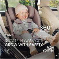 automobiline kedute 9 36 kg - Britax Römer SWIVEL Select, Juodas (Space Black), 9-36 kg - 2 nuotrauka