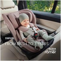 automobiline kedute 9 36 kg - Britax Römer SWIVEL Select, Juodas (Space Black), 9-36 kg - 4 nuotrauka
