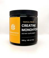 maistas be - VitalHarmony Kreatino monohidratas 200 g, beskonis (Unflavored) - 2 nuotrauka