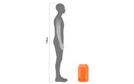 neperslampamas krepsys - Ortlieb Compression Dry Bag with Valve 22l Orange - 2 nuotrauka