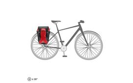 dviracio komplektas - Ortlieb Bike-Packer Classic Red/Black - 2 nuotrauka
