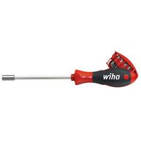 wiha atsuktuvai - Atsuktuvas WIHA komplekte su 8 antgaliais 1/4" 120 WIHA - 2 nuotrauka
