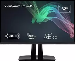 ViewSonic VP3256-4K 32", 4K Ultra HD, juodas (black)
