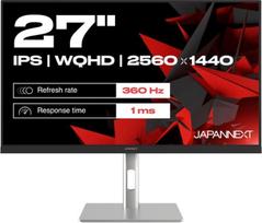 JAPANNEXT JN-I270WQHD300F-HSP 27", WQHD, IPS, pilkas (grey)