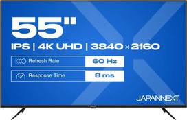 55' 139 cm - JAPANNEXT JN-IPS550UHD60F 55", 4K Ultra HD, LCD, juodas (black) - 1 nuotrauka