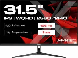 JAPANNEXT JN-IPS315WQHD165F 31.5", IPS, WQHD, 165Hz