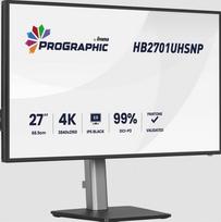 4k 27 - iiyama ProGraphic HB2701UHSNP-B1 27", IPS, 4K Ultra HD, USB-C, juodas (black) - 1 nuotrauka
