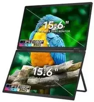 Extralink Smart Life T01 15.6", IPS, nešiojamas monitorius, 2 ekranai