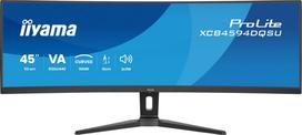 curved monitorius - iiyama ProLite XCB4594DQSU-B1 44.5", VA, DQHD, 75Hz, lenktas - 1 nuotrauka