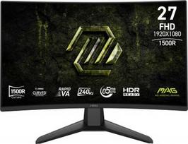 240hz monitorius - MSI MAG 274CF X24 27", VA, FHD, 240Hz, lenktas - 1 nuotrauka