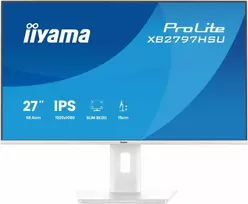 full - iiyama ProLite XB2797HSU-W1 27", IPS, FHD, 120Hz, baltas (white) - 1 nuotrauka