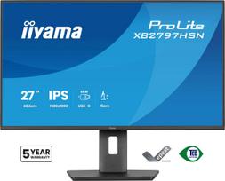 iiyama prolite - iiyama ProLite XB2797HSN-B1 27", IPS, FHD, USB-C, RJ45 - 1 nuotrauka