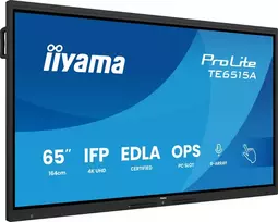4k monitorius - iiyama ProLite TE6515A-B2AG 65", 4K UHD, Touch Monitor - 1 nuotrauka