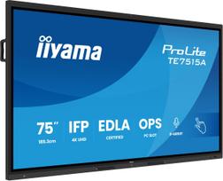 iiyama ProLite TE7515A-B2AG 75", 4K, lietimui jautrus ekranas