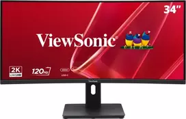 ViewSonic VA3420C-2 34", UWQHD, VA, 120Hz, lenktas, USB-C, KVM