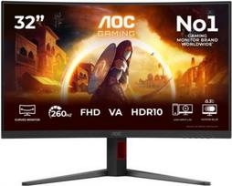 aoc monitor va - AOC C32G4Z 31.5", VA, FHD, 240Hz - 1 nuotrauka