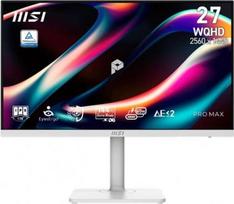 144hz ips monitorius - MSI PRO MAX 271QPHW E14 27", WQHD, IPS, 144Hz, baltas (white) - 1 nuotrauka