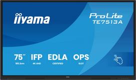 iiyama ProLite TE7513A-B3AG 75", 4K, IPS, Touch Display