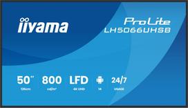 4k monitorius - iiyama ProLite LH5066UHSB-B1AG 50", 4K UHD, IPS, Android, 24/7 - 1 nuotrauka