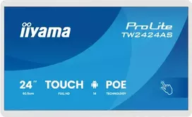 Iiyama ProLite TW2424AS-W3P 23.8", IPS, FHD, liečiamasis, USB-C, Android, juodas (black)