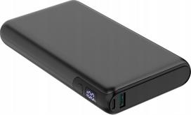 100w power bank - Platinet PMPB30DL301B, 30000mAh, 100W, juodas (black) - 1 nuotrauka