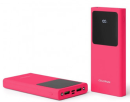 10000mah power bank - COLORUM CPB10-02, 10000mAh, magenta - 1 nuotrauka