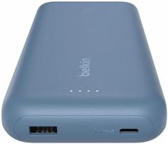 20000mah 30w - Belkin BPB024HQBL, 20000mAh, 30W, integruotas USB-C laidas, mėlynas (blue) - 1 nuotrauka