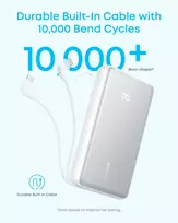 Anker Zolo Power Bank, 20000mAh, 22.5W, balta