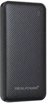 Realpower PB-10000 SSB, 10000mAh, juodas (black)