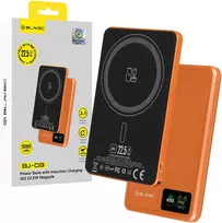 Blavec BJ-03 Ultra Slim 5000mAh, 22.5W, USB-C, MagSafe, oranžinis
