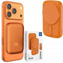 magsafe power bank 20w - Blue Star Slim DG-P8, 5000mAh, 15W, MagSafe, oranžinis - 1 nuotrauka