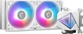 processoriu ausintuvas - MSI MAG CoreLiquid I240 White - 1 nuotrauka