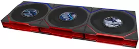 fan 120mm lian li - Lian Li UNI FAN TL LCD FLEX Wireless 120mm ARGB Black (3 vnt.) - 1 nuotrauka