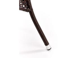 lauko stalai senukai - Lauko stalas Midas, rudas, 74 cm x 74 cm x 74 cm - 2 nuotrauka