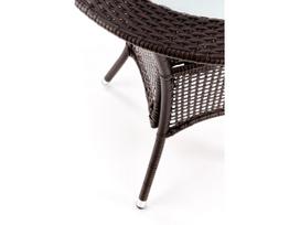 lauko stalai senukai - Lauko stalas Midas, rudas, 74 cm x 74 cm x 74 cm - 3 nuotrauka