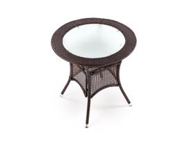 lauko stalai senukai - Lauko stalas Midas, rudas, 74 cm x 74 cm x 74 cm - 7 nuotrauka