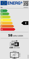 televizorius mini led 55 - TCL 55A400U QD-Mini LED - 2 nuotrauka