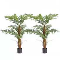 Dirbtinis augalas vazone VEVOR Arekos palmė, žalia (Green), 120 cm