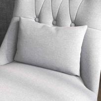 nugaros - Fotelis HOMCOM atlošiamas su atlošo pagalvėle, pilkas (Grey) - 2 nuotrauka