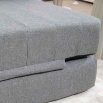 lova fotelis - HOMCOM Sulankstoma fotelis-lova, pilka (Gray), 138 x 80 x 50 cm - 2 nuotrauka