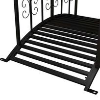 tureklai plien - Outsunny Sodo tiltelis plieninis, 1,19 m, dekoratyvinis (Decorative) - 2 nuotrauka