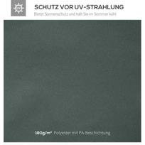 stogines - Outsunny pavėsinės stogas 3x3 m, tamsiai pilkas (Dark Grey) - 7 nuotrauka