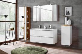 spinteles su veidrodziu - Vonios spintelė COMAD CAPRI WHITE 803B FSC, balta - 3 nuotrauka