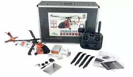 elektriniu akumuliatorius varikliai - Amewi UH60 Black Hawk Sraigtasparnis 1:47 - 4 nuotrauka