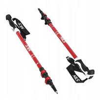siaurietisko ejimo lazdos - Šiaurietiško ėjimo teleskopinės lazdos Nils TK8601, 65-135 cm, Raudonos (Red) - 2 nuotrauka